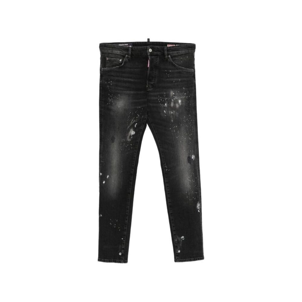 Dsquared2 Black Denim - Regular & Straight-Leg Jeans Men